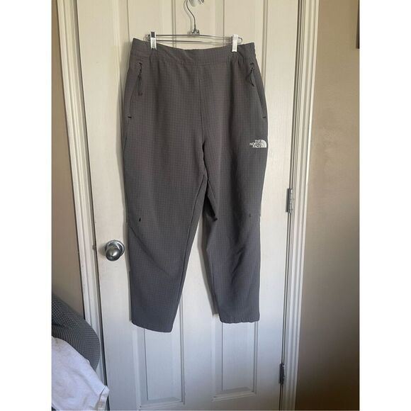 The North Face MensGrey Flash Dry Crop Outdoor Tekware Grid Pants Size Large - Picture 8 of 10